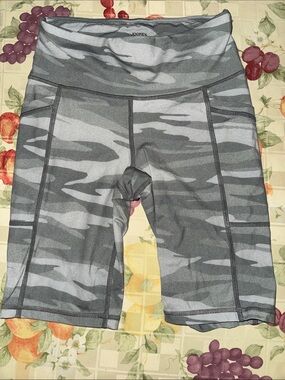 Jockey Gray Camouflage Biker Shorts